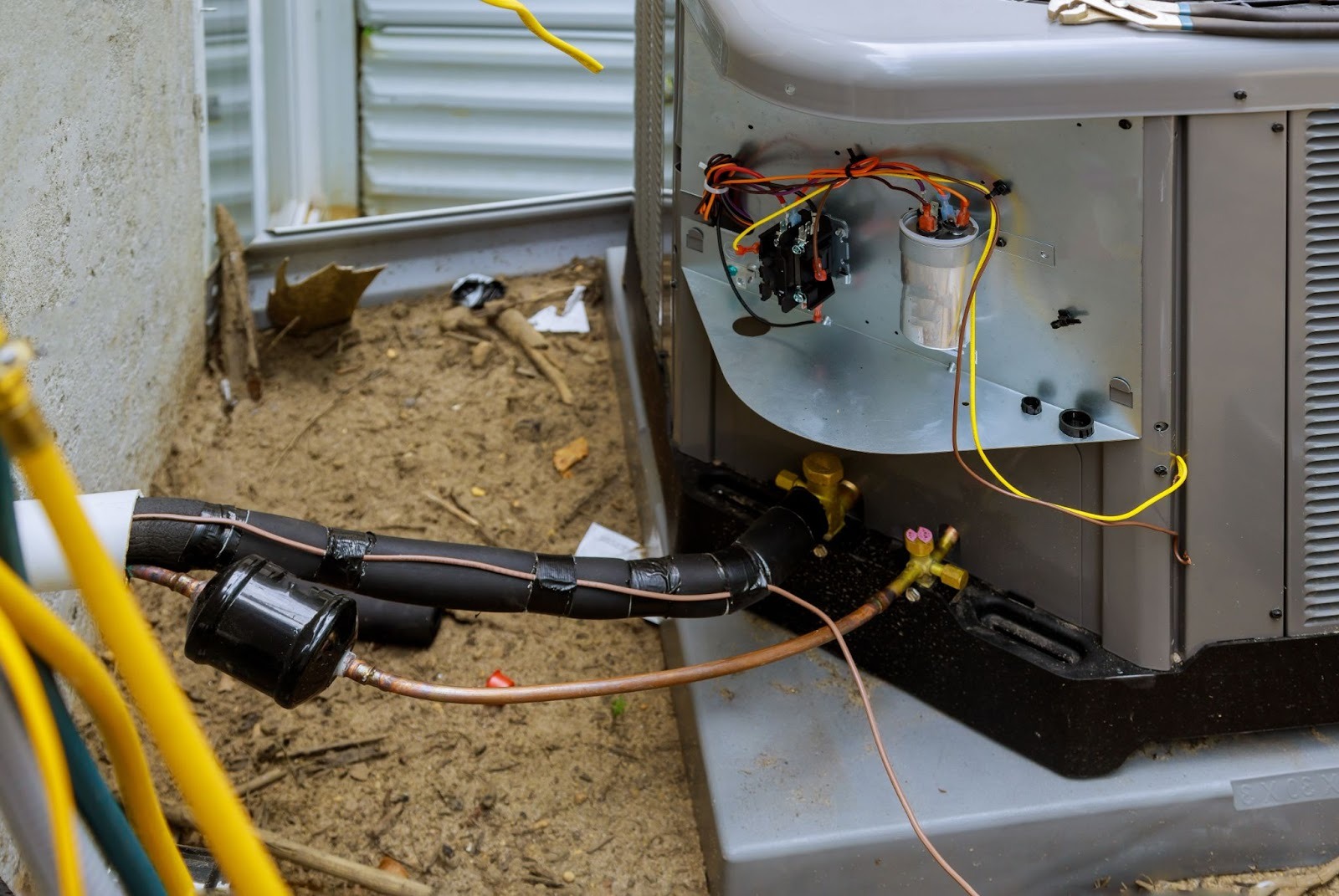 Generator opened and dismantled for detailed repair and inspection